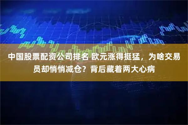中国股票配资公司排名 欧元涨得挺猛，为啥交易员却悄悄减仓？背后藏着两大心病